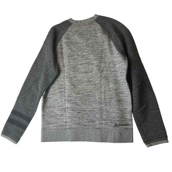 Hurley Men's M Phantom Advance Crew Sweatshirt Gray Heather Sporty Athletic - Picture 7 of 9